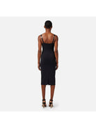 ELISABETTA FRANCHI Γυναικείο Φόρεμα AB65542E2 110 Μαύρο - Στυλιζαρισμένο