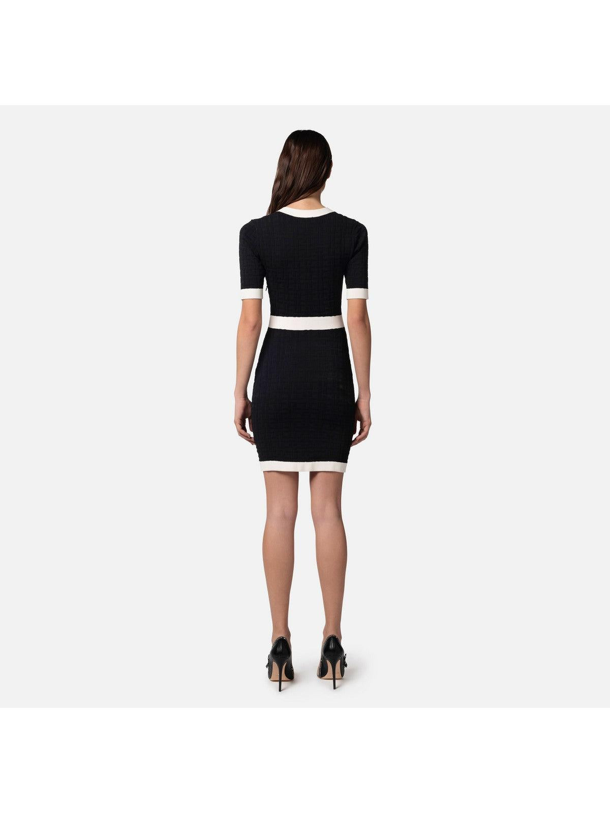 ELISABETTA FRANCHI Γυναικείο Φόρεμα AM81B42E2 110 Μαύρο - Στυλιζαρισμένο