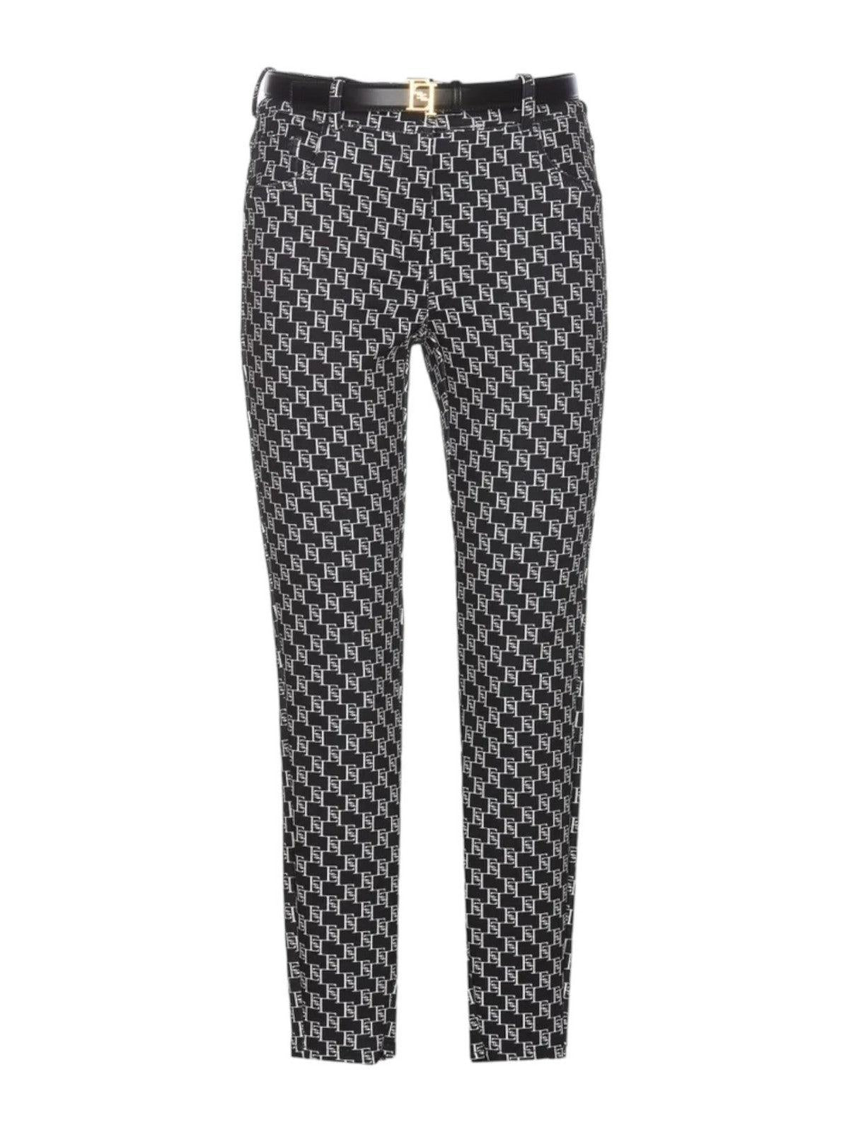 Pantalón de mujer ELISABETTA FRANCHI PA02041E2 685 Negro - Elástico
