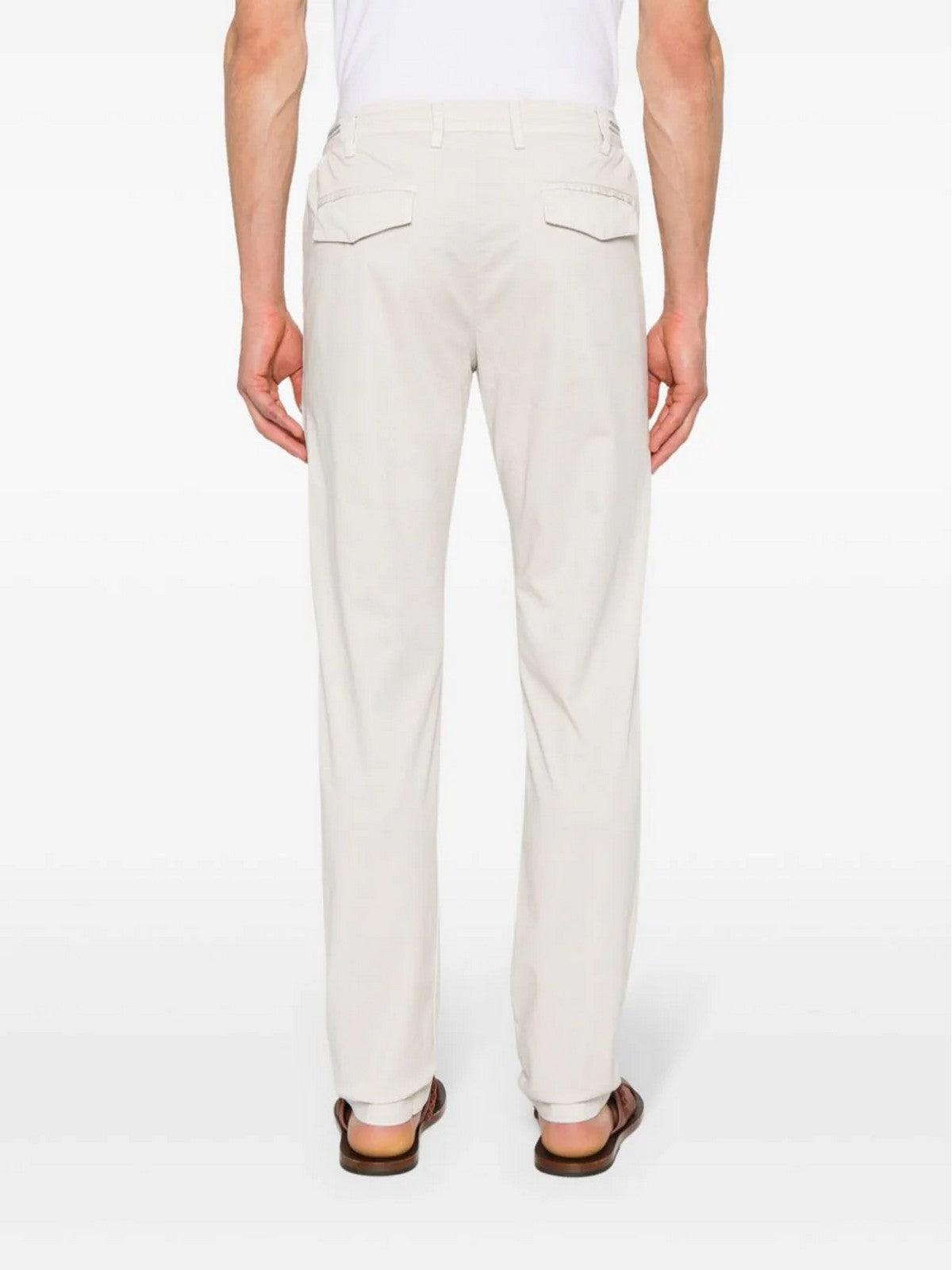 Pantalón de hombre ELEVENTY I70PANE02 TET0G002 01N Blanco - Recto