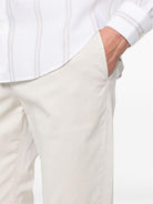 Pantalón de hombre ELEVENTY I70PANE02 TET0G002 01N Blanco - Recto