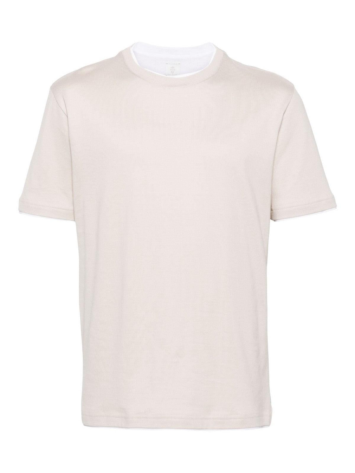 Camiseta y polo ELEVENTY para hombre I75TSHI02 TES0I201 02-01 Beige - Estilo