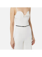 ELISABETTA FRANCHI Γυναικεία Φόρμα TU02942E2 360 Ιβουάρ - Στυλιζαρισμένη