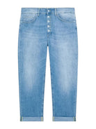 Vaqueros DONDUP Koons Jewel para mujer DP268B DS0145D GU7 800 Azul - Elástico