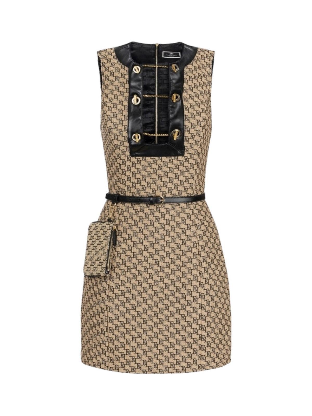 ELISABETTA FRANCHI Γυναικείο Φόρεμα AB64642E2 BD9 Μπεζ - Στυλιζαρισμένο