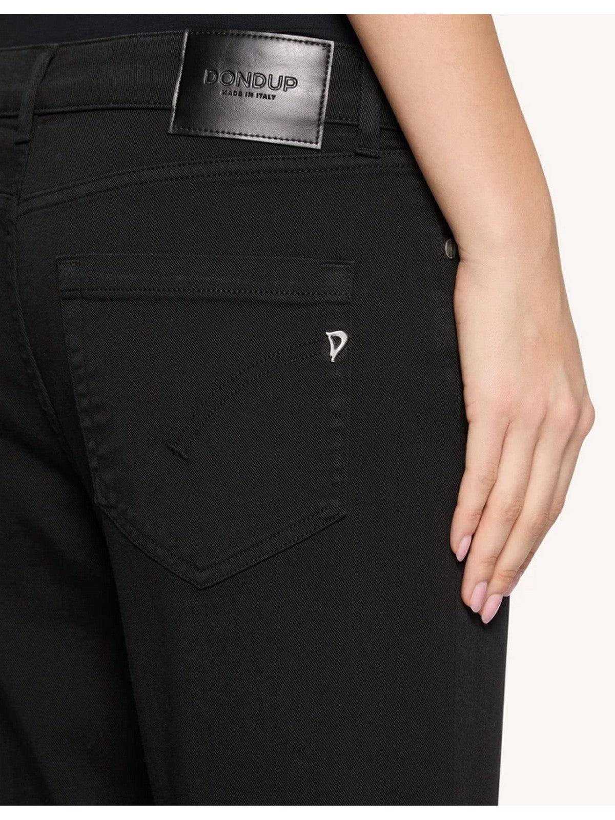 Pantalones DONDUP Koons Jewel para mujer DP268B BS0030D PTD 999 Negro - Estilo