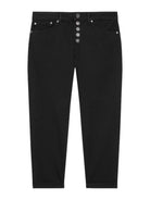 Pantalones DONDUP Koons Jewel para mujer DP268B BS0030D PTD 999 Negro - Estilo