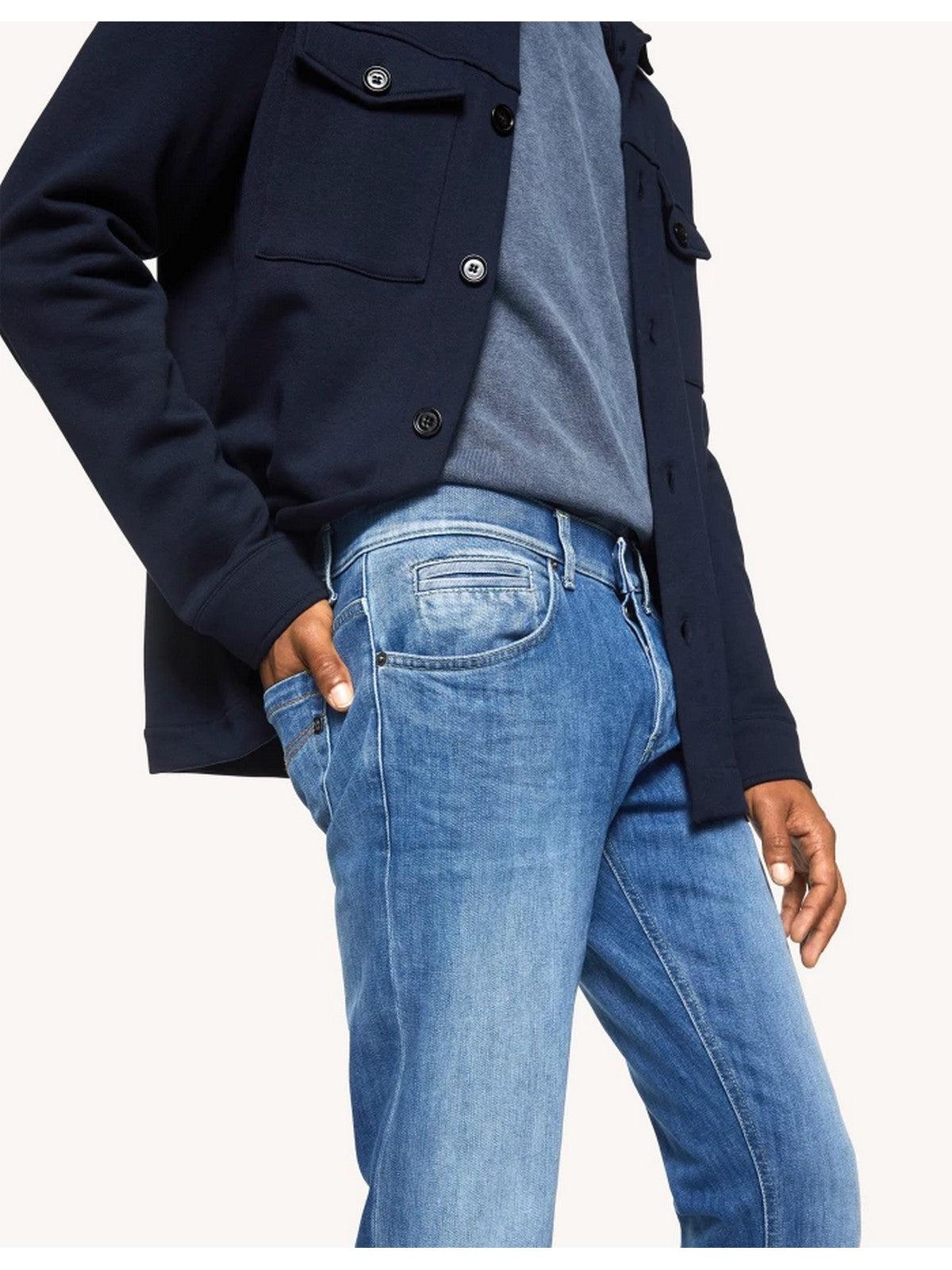 Vaqueros DONDUP para hombre George UP232 DS0107U GV2 800 Azul - Elástico