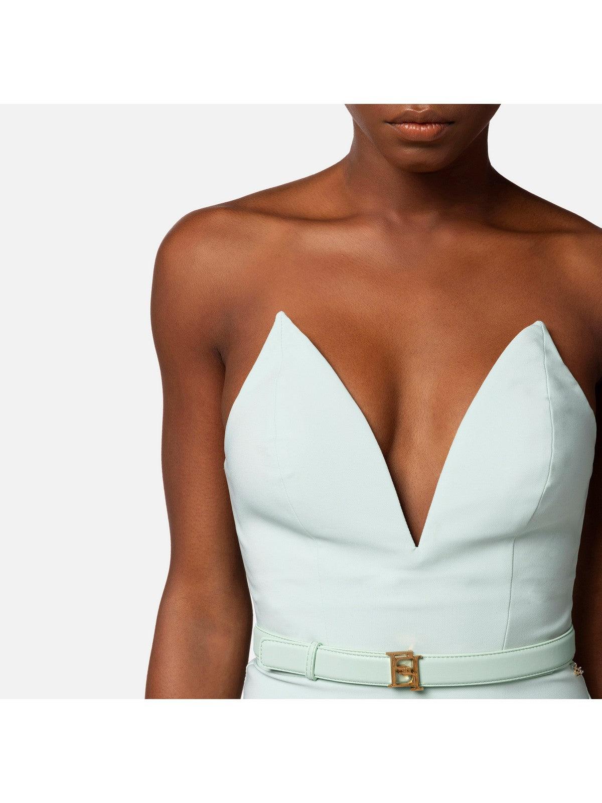 ELISABETTA FRANCHI Γυναικείο Φόρεμα AB64842E2 BV9 Πράσινο - Στυλιζαρισμένο