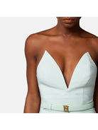 ELISABETTA FRANCHI Γυναικείο Φόρεμα AB64842E2 BV9 Πράσινο - Στυλιζαρισμένο