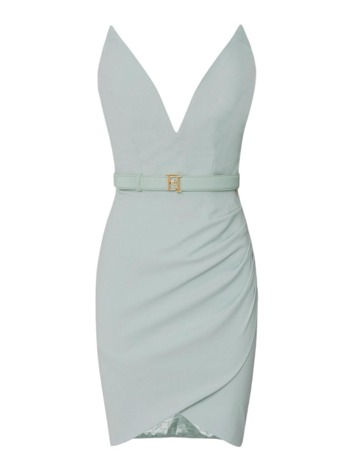 ELISABETTA FRANCHI Γυναικείο Φόρεμα AB64842E2 BV9 Πράσινο - Στυλιζαρισμένο