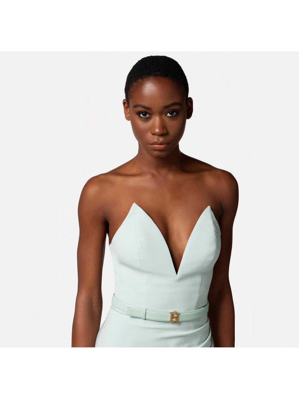 ELISABETTA FRANCHI Γυναικείο Φόρεμα AB64842E2 BV9 Πράσινο - Στυλιζαρισμένο