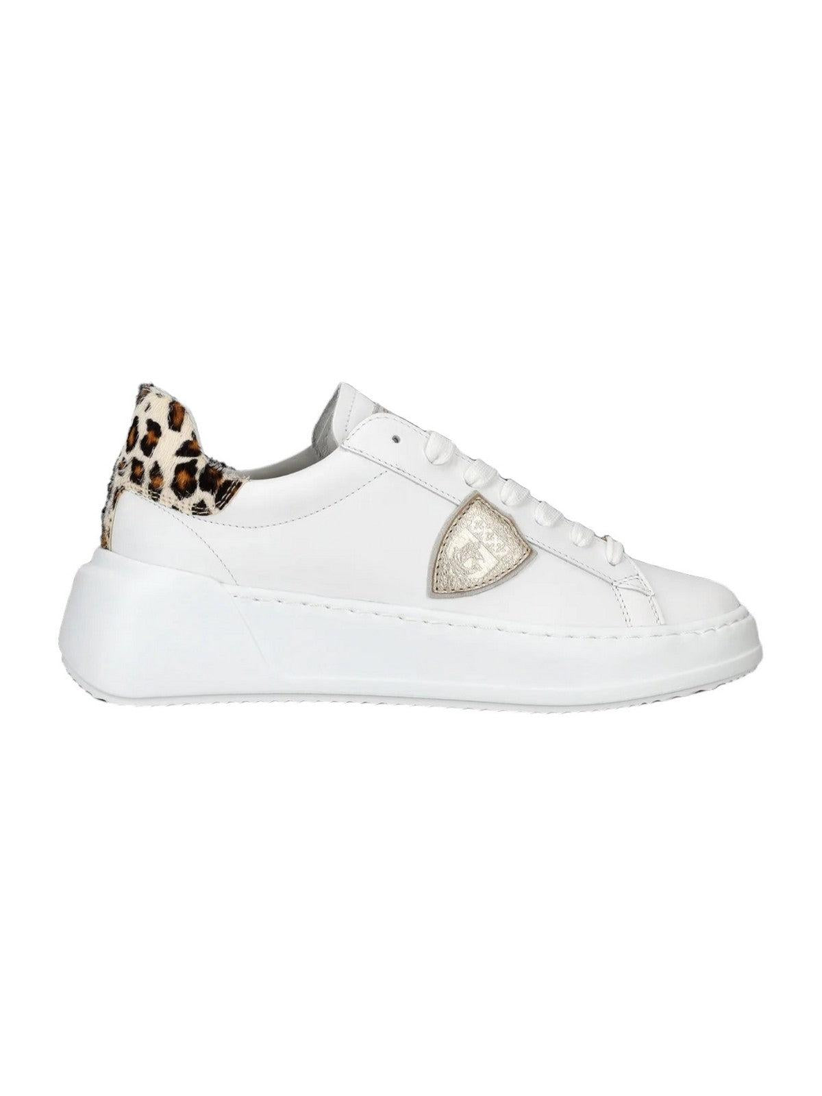 PHILIPPE MODEL Sneaker Donna Tres temple low woman BJLD VA01 Bianco - Stilato
