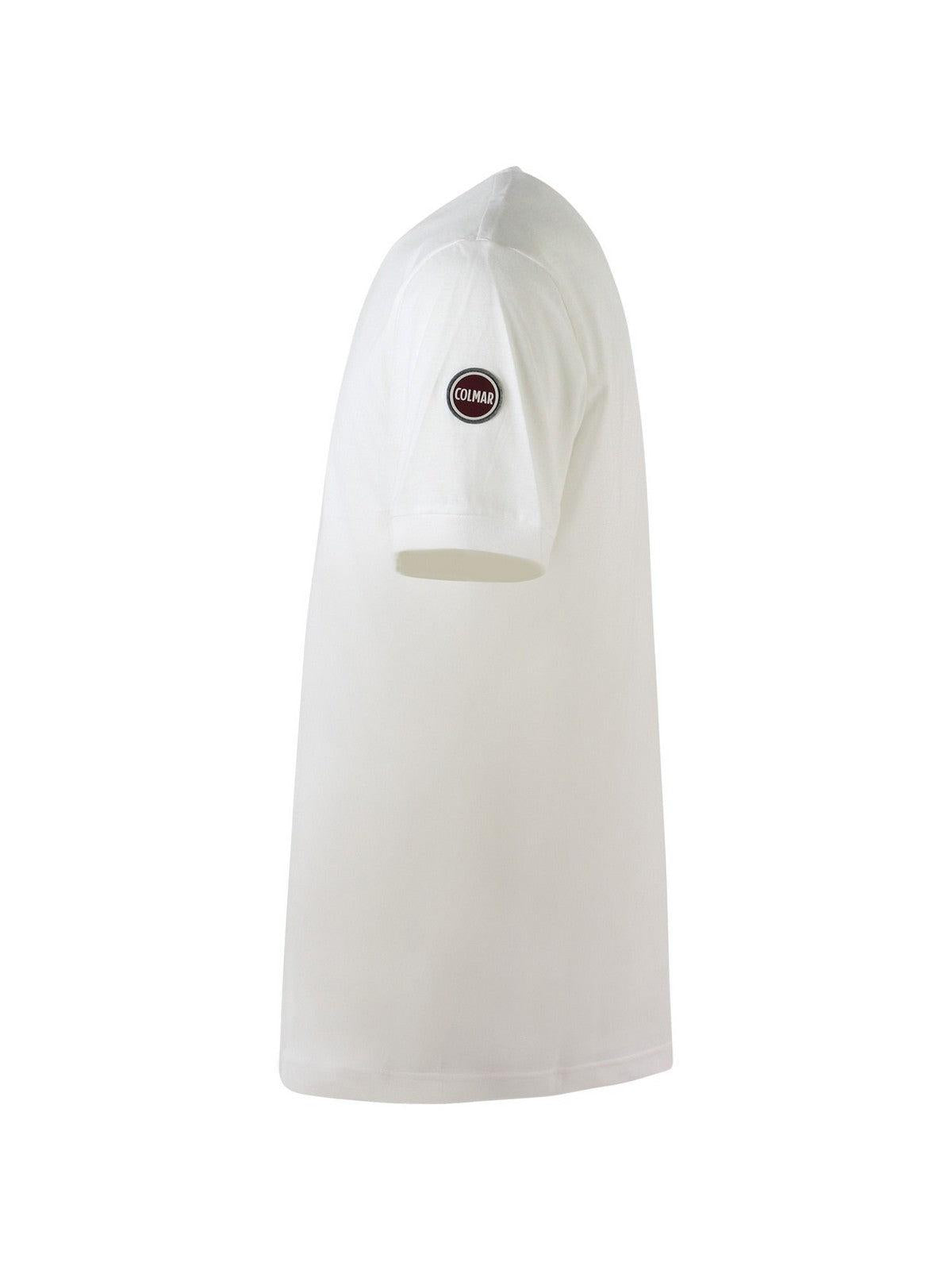 Ανδρικό T-Shirt και Πόλο COLMAR 7596 6SH 01 Λευκό - Στυλιζαρισμένο