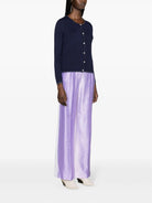 LIU JO WHITE Cardigan Donna MA4076MS49I 93831 Blu - Stilato