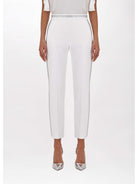 Γυναικείο Παντελόνι BLUGIRL RA4109T3191 14300 Λευκό - Ελαστικό