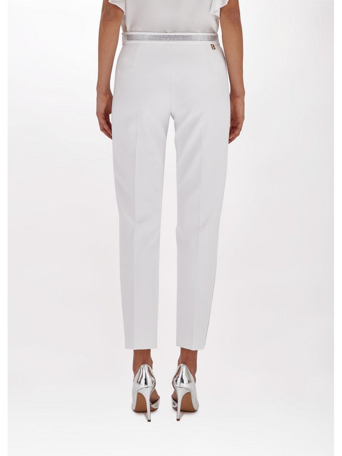 Γυναικείο Παντελόνι BLUGIRL RA4109T3191 14300 Λευκό - Ελαστικό
