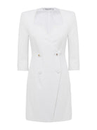 Vestido de mujer BLUGIRL RA4128T3191 14300 Blanco - Estilo