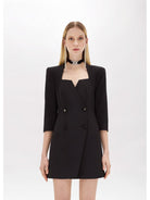 Γυναικείο Φόρεμα BLUGIRL RA4128T3191 22222 Μαύρο - Στυλιζαρισμένο