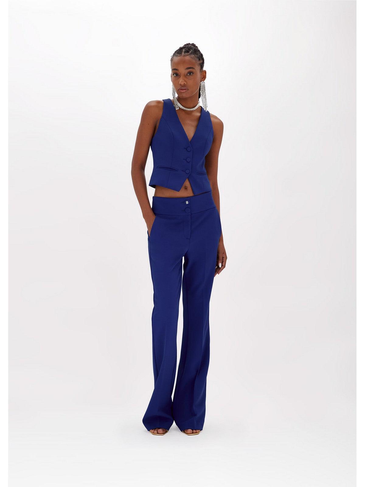 Pantalón de mujer BLUGIRL RA4130T3191 93943 Azul - Elástico