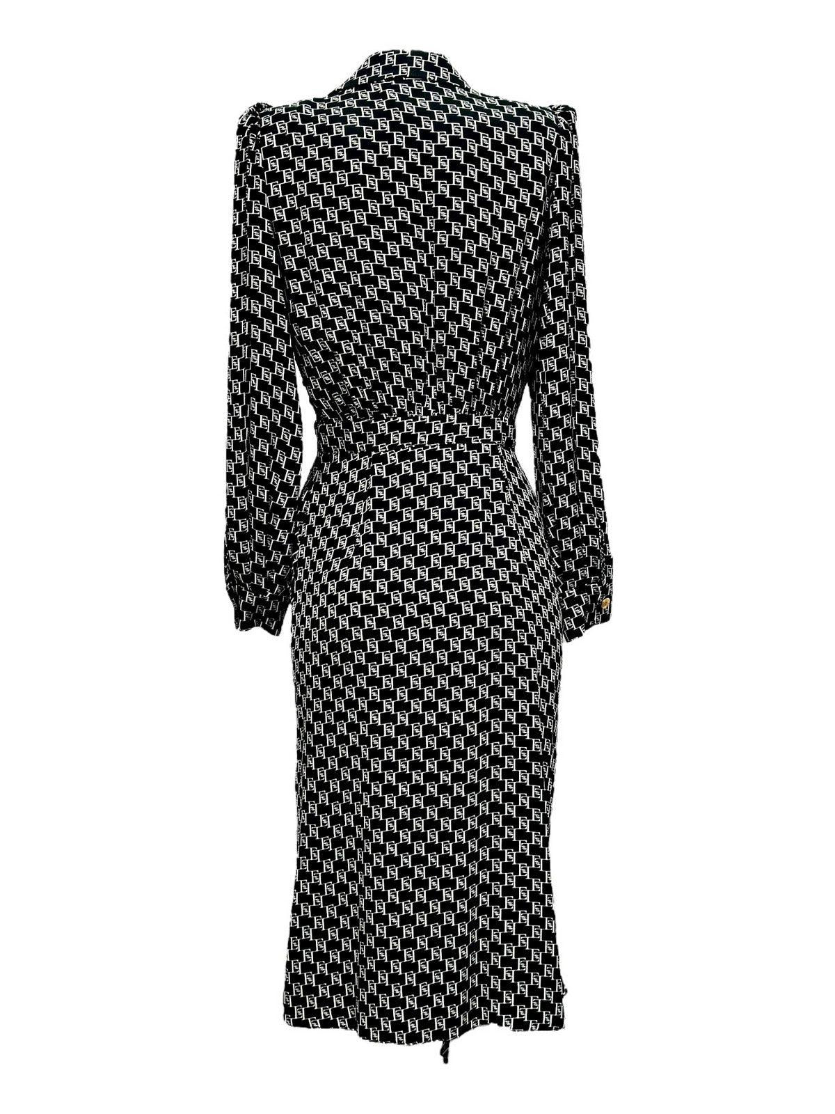 ELISABETTA FRANCHI Vestido de mujer ABS5341E2 685 Negro - Estilo