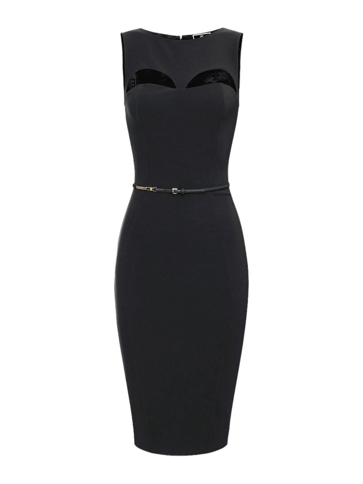 ELISABETTA FRANCHI Vestido de mujer AB60742E2 110 Negro - Estilo