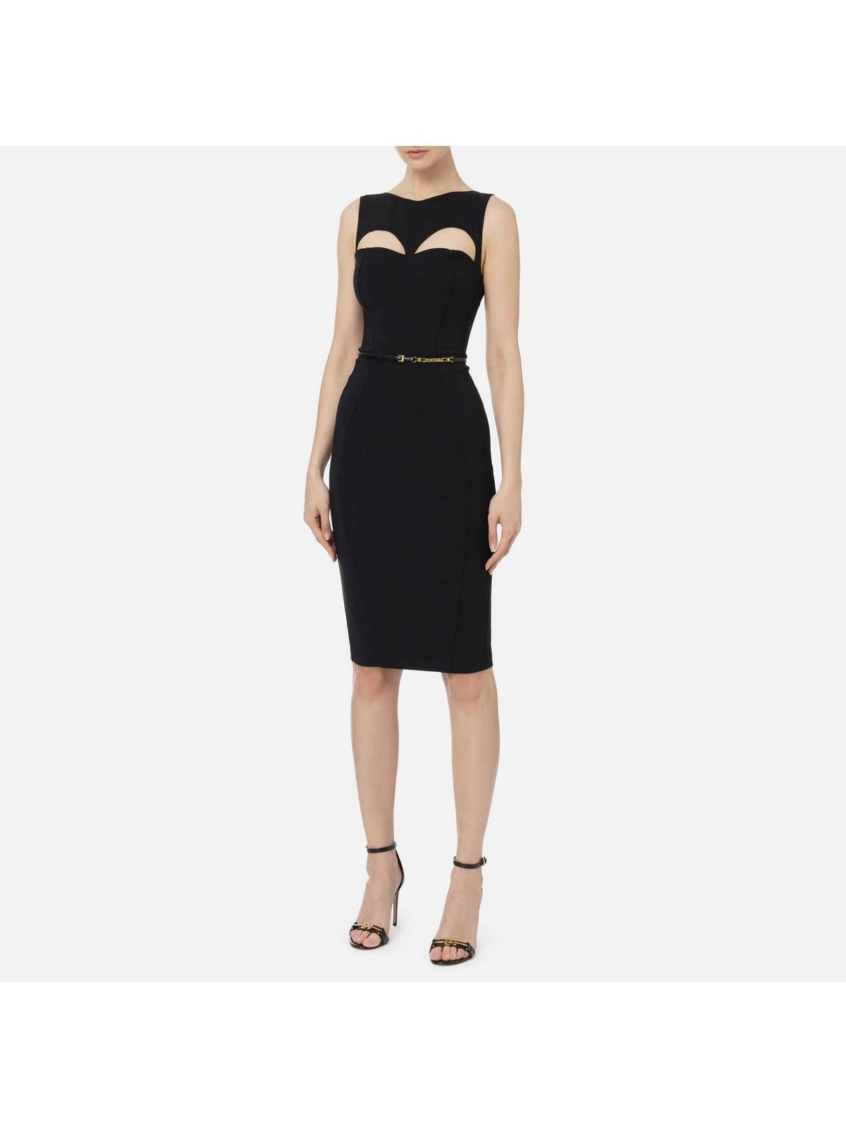 ELISABETTA FRANCHI Vestido de mujer AB60742E2 110 Negro - Estilo