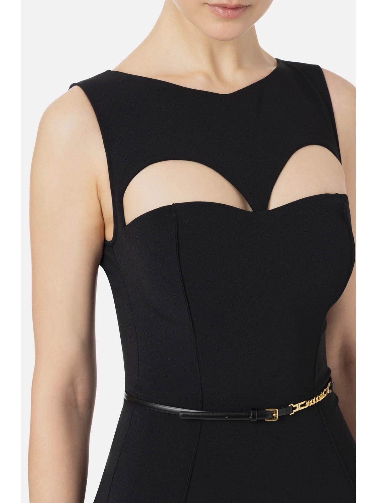 ELISABETTA FRANCHI Vestido de mujer AB60742E2 110 Negro - Estilo