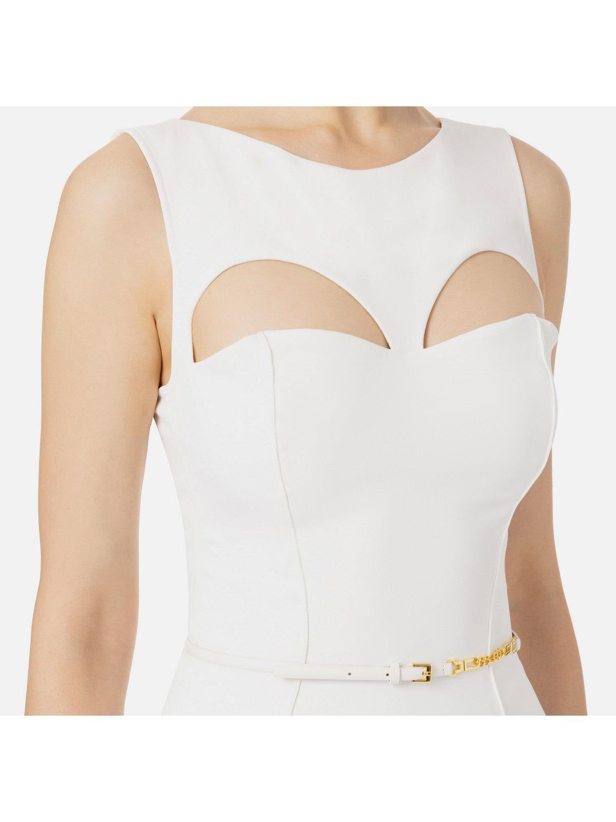 ELISABETTA FRANCHI Vestido de mujer AB60742E2 360 Marfil - Estilo