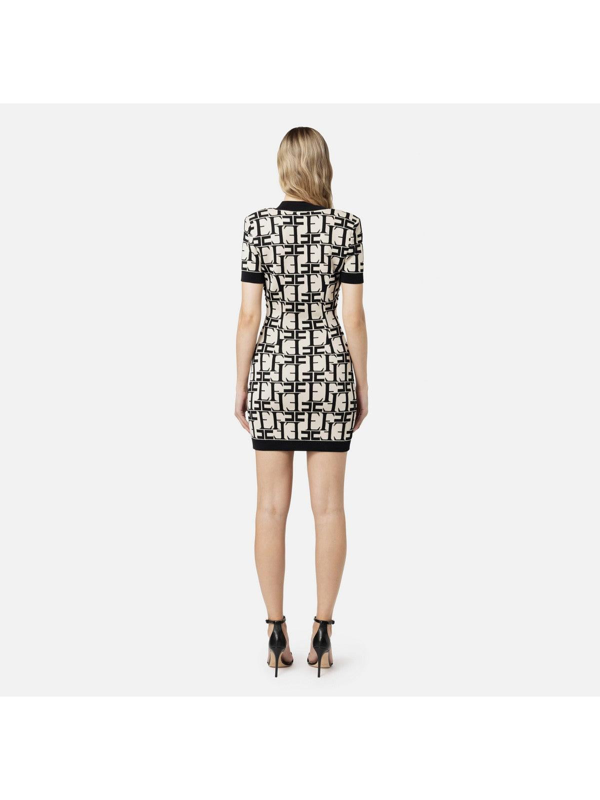 ELISABETTA FRANCHI Vestido de mujer AM86Q42E2 E84 Marfil - Estilo