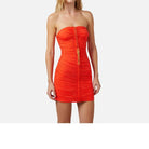 ELISABETTA FRANCHI Γυναικείο Φόρεμα AB63842E2 800 Κόκκινο - Στυλιζαρισμένο