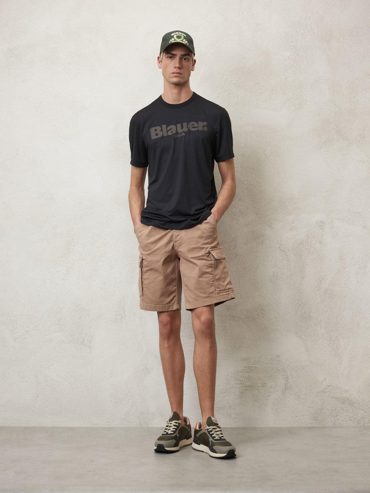 BLAUER Bermudas de hombre 24SBLUP04408 006855 287 Marrón - Styled