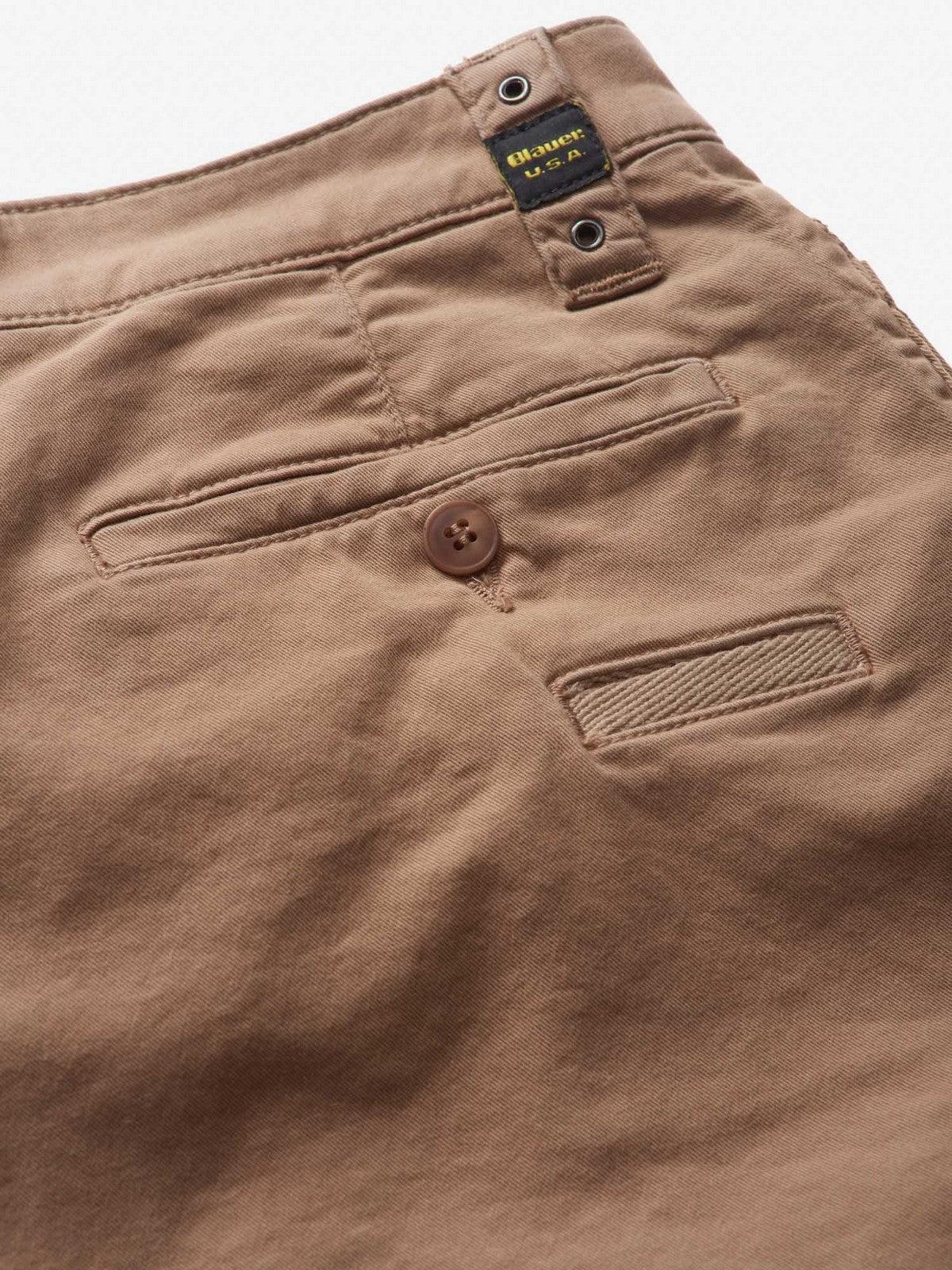 BLAUER Bermudas de hombre 24SBLUP04408 006855 287 Marrón - Styled