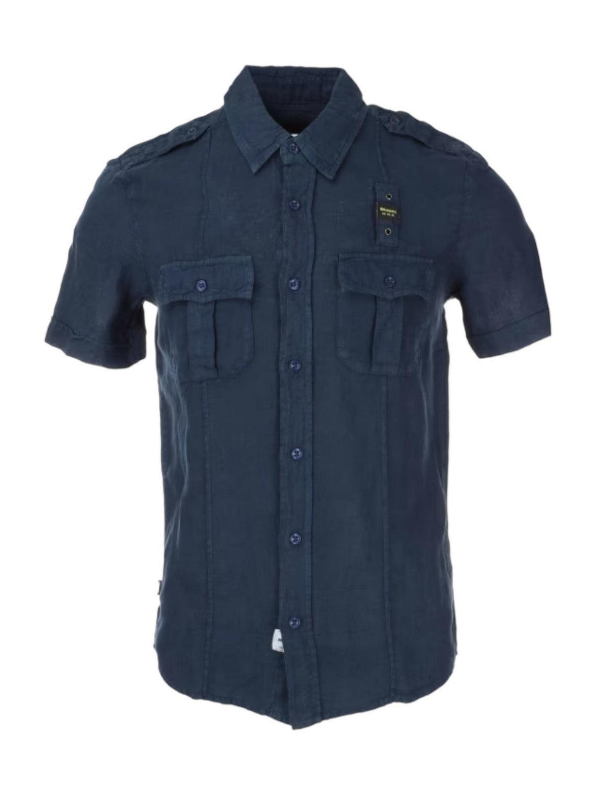BLAUER Camisa de hombre 24SBLUS02034 006780 888 Azul - Styled