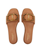 TWINSET Ciabatta Donna 241TCP222 10282 Marrone - Stilato