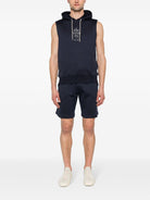 ELEVENTY Ανδρικό Σορτς Βερμούδων I75FELI17 TES0I212 11-02 Μπλε - Στυλιζαρισμένο