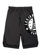 LES ARTISTS Bermuda Uomo 24SSLAPT909 Nero - Stilato