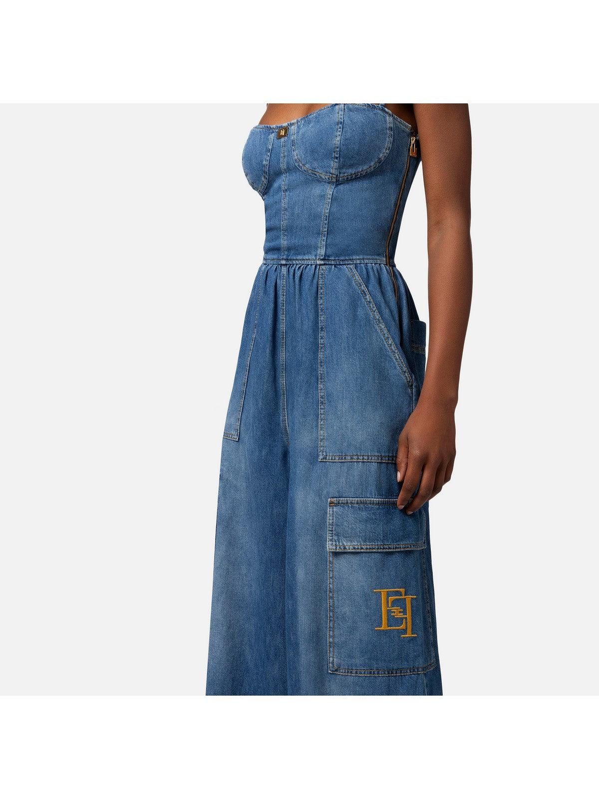 Chándal de mujer ELISABETTA FRANCHI TJ29D41E2 104 Azul - Estilo