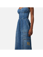 Chándal de mujer ELISABETTA FRANCHI TJ29D41E2 104 Azul - Estilo