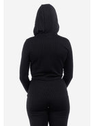 GUESS SPORT Felpa Donna Anneka Hoodie Sweats V4RQ03 KC2U2 JBLK Nero - Stilato