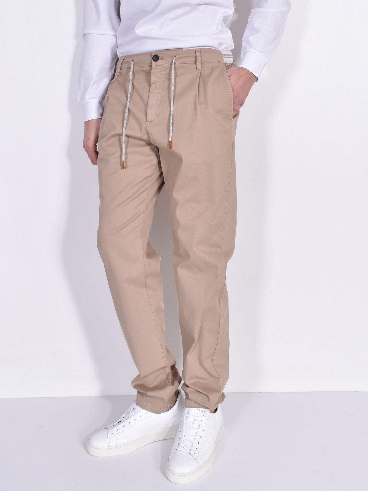 Pantalones de hombre ELEVENTY I70PANE02 TET0G002 04 Marrón - Estilo