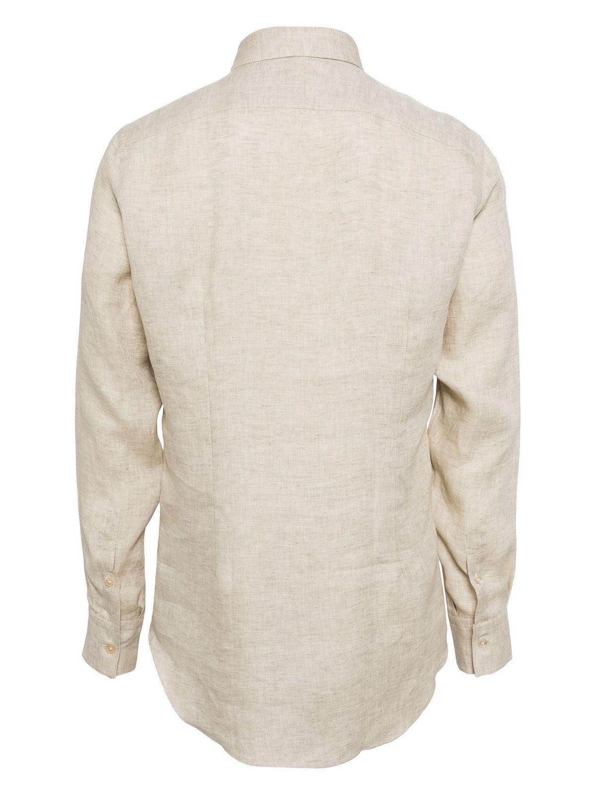 Camisa de hombre ELEVENTY I75CAMH11 TES0I165 02 Beige - Estilo