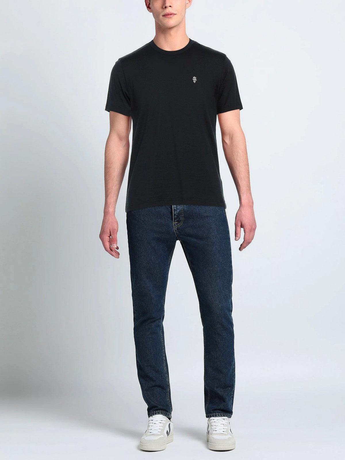 ELEVENTY Ανδρικό T-Shirt και Polo Μπλούζα H75TSHH05 TES0H077 11-13 Μπλε - Στυλιζαρισμένο