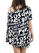 Vestido de mujer DSQUARED2 D6A30482 010 Negro - Estilo