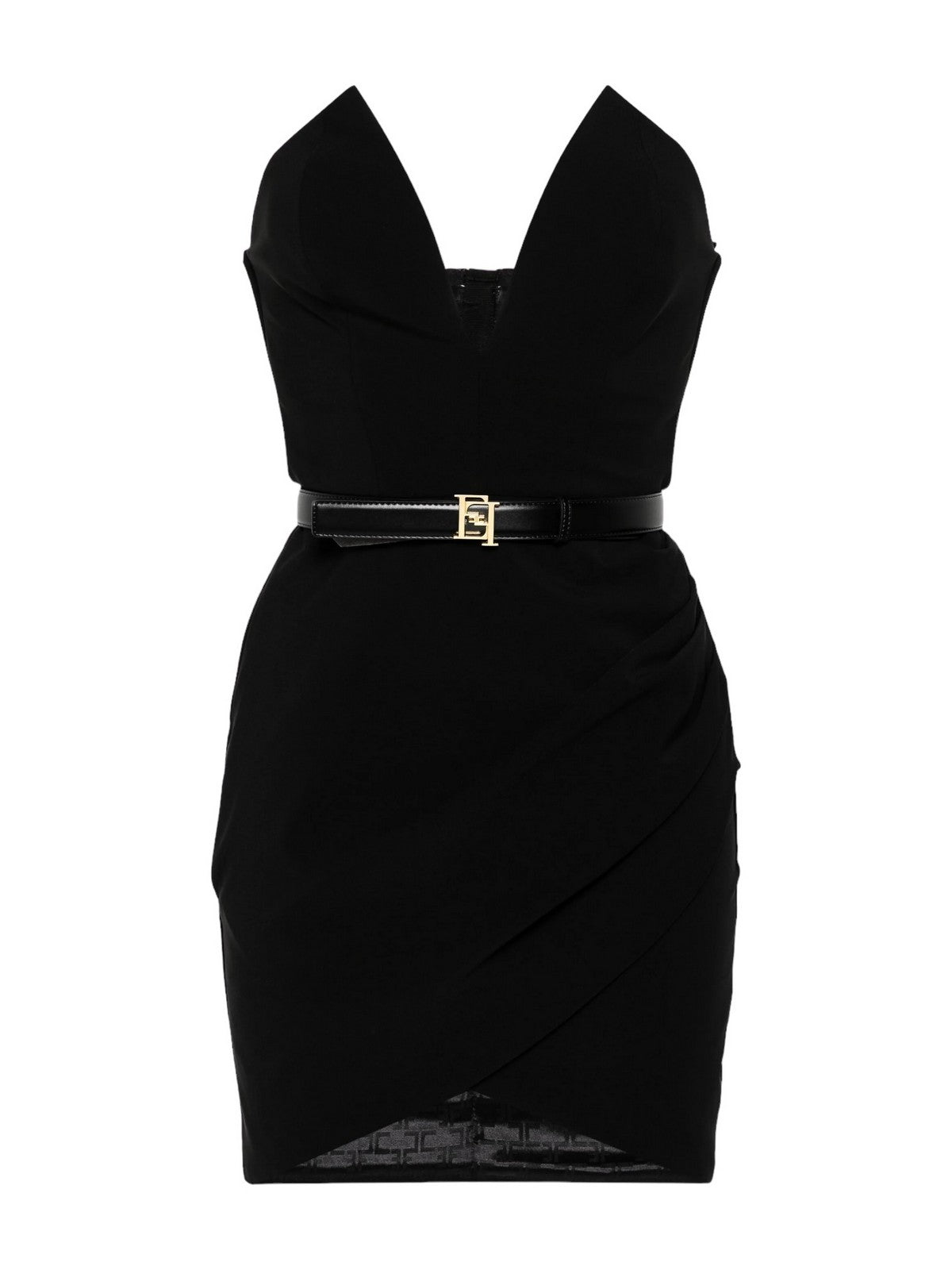 ELISABETTA FRANCHI Vestido de mujer AB64842E2 110 Negro - Estilo