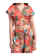 LIU JO BEACHWEAR Top Donna VA4120TS806 N9075 Rosso - Stilato