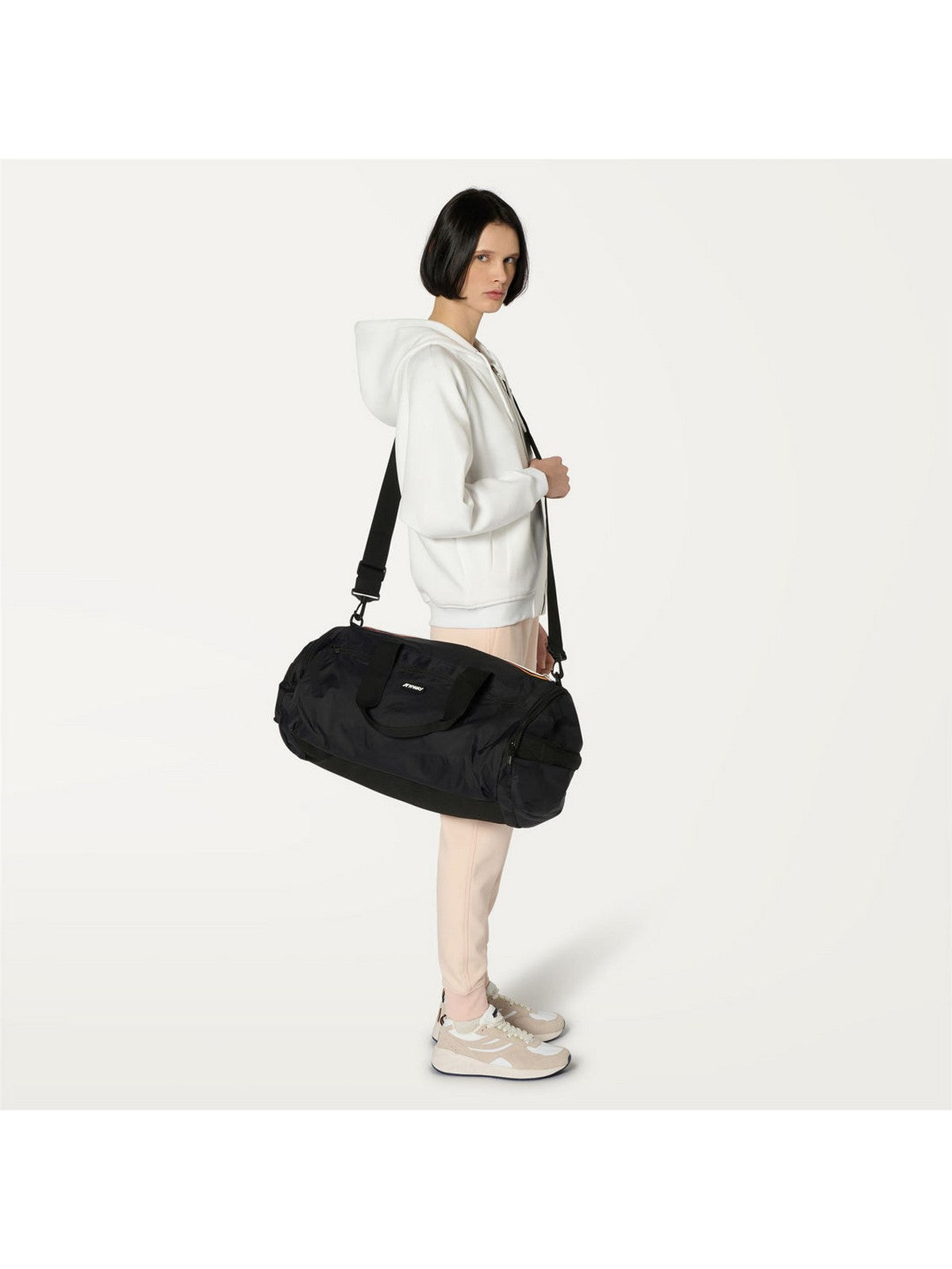 K-Way Unisex Τσάντα Duffel Ενηλίκων Μαύρη MAREVILLE M K8116VW USY - Στυλιζαρισμένη