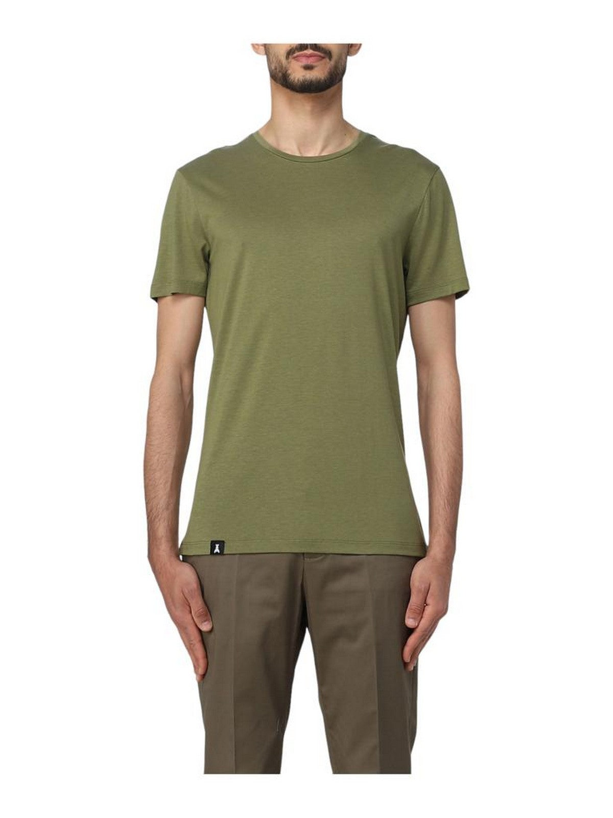 PATRIZIA PEPE Ανδρικό T-Shirt και Πόλο 5M1343 JT23 G553 Πράσινο - Στυλιζαρισμένο