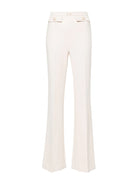 ELISABETTA FRANCHI Γυναικείο Παντελόνι PA02941E2 193 Ιβουάρ - Ελαστικό