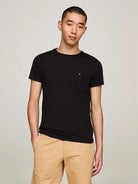 TOMMY HILFIGER T-Shirt e Polo Uomo MW0MW27539 BDS Nero - Stilato